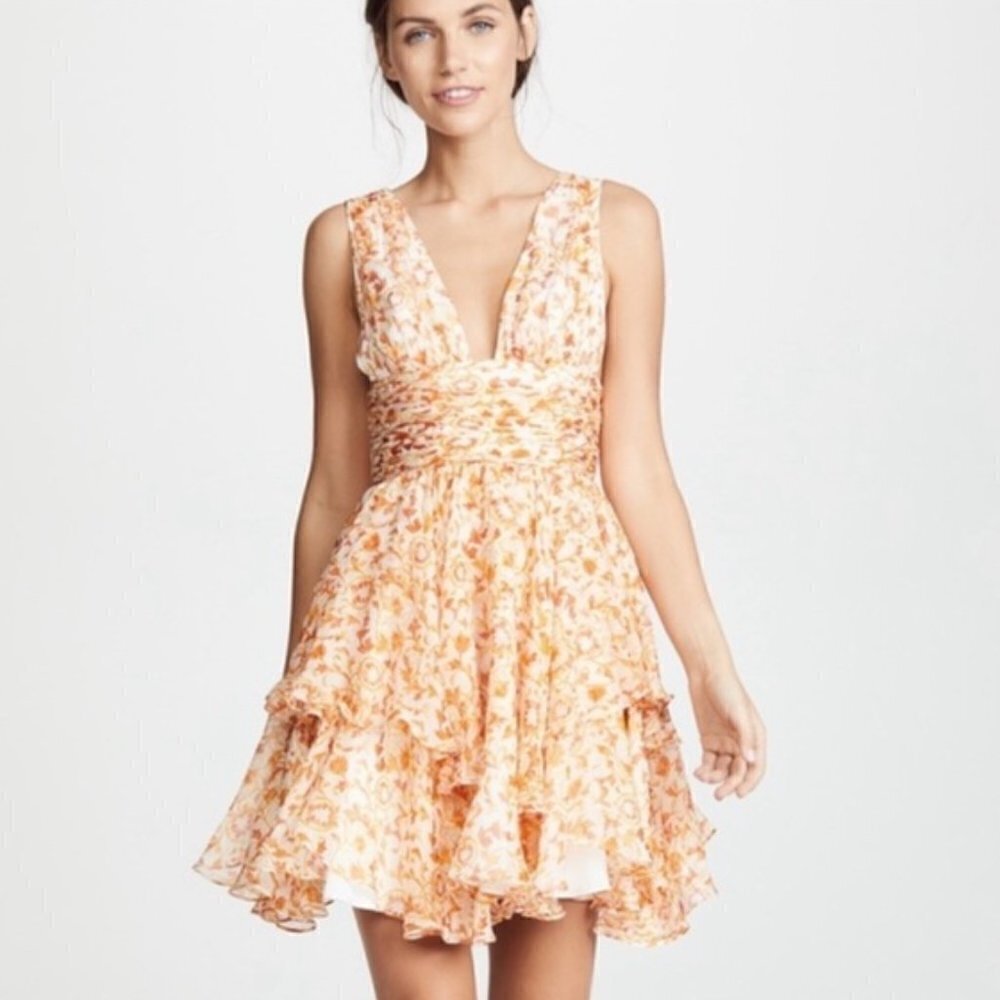 CAROLINE CONSTAS dress Paros Dress in Gold Medium $595